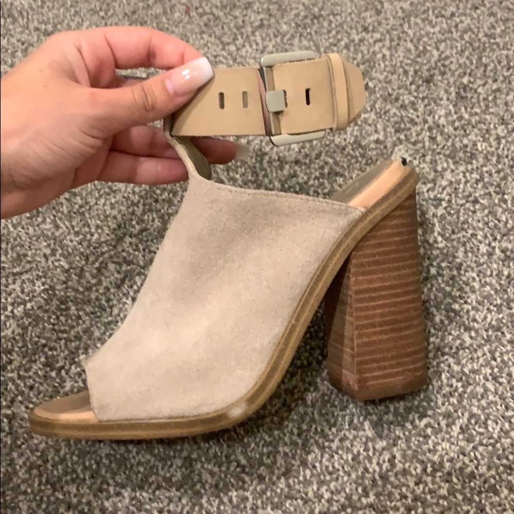 Sand Color Marc Fisher Open Ankle Booties - image 1
